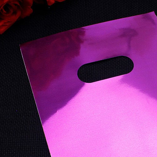 Mor Hediyelik El Geçme Poşeti 13x20 cm 100’lü Paket - Toptanalim (1)