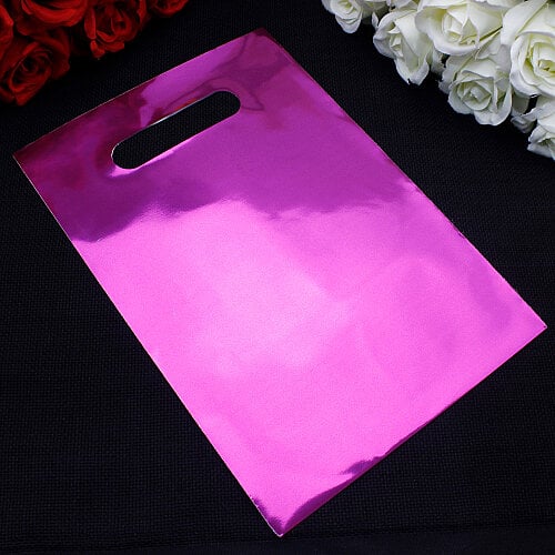 Mor Hediyelik El Geçme Poşeti 17x25 cm 100’lü Paket - Toptanalim