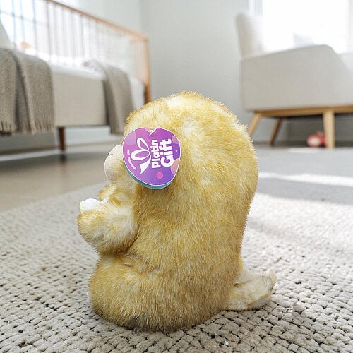 Muz Tutan Sempatik Peluş Maymun Bal Sarısı 25 cm - Toptanalim (1)