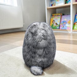 Muz Tutan Sempatik Peluş Maymun Gri 23 cm - 3
