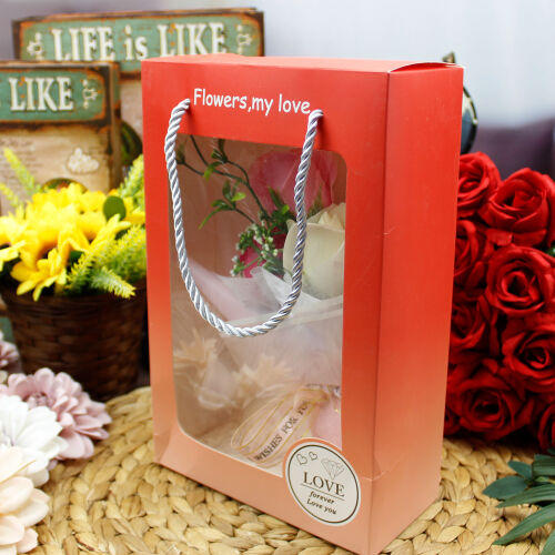 My Love Asorti 3'Lü Gül Buket Hediyelik Çanta - 4