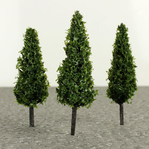 Orta Boy Koyu Yeşil Çam Ağacı Teraryum Obje - 1