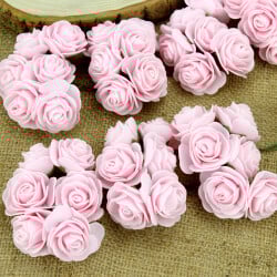 Orta Boy Lateks Gül 72'Lİ Paket Pembe - 1