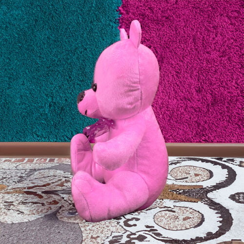 Oturan Peluş Ayıcık 32CM Pembe - 3