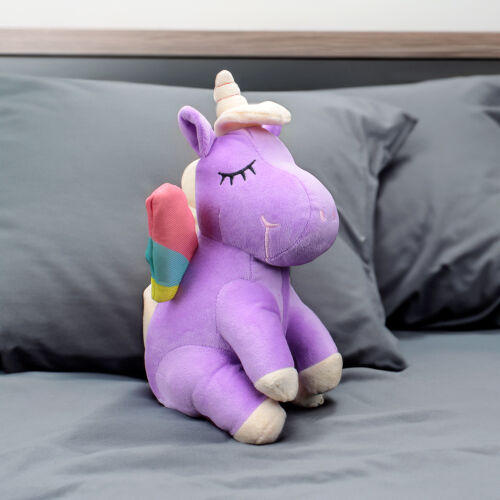 Oturan Unicorn Peluş 35CM Lila - 1