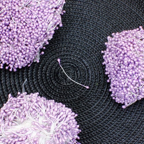Oya Tomurcuğu Yapay Tohum Çiçek Lila 130 g (±10 g) - Toptanalim (1)