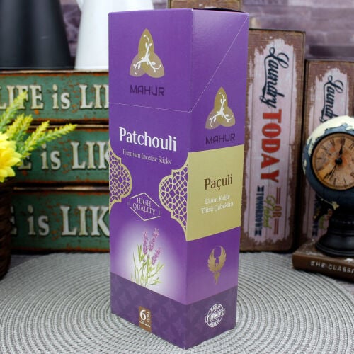 Paçuli Premium Tütsü Çubukları - Kare Dekor (1)