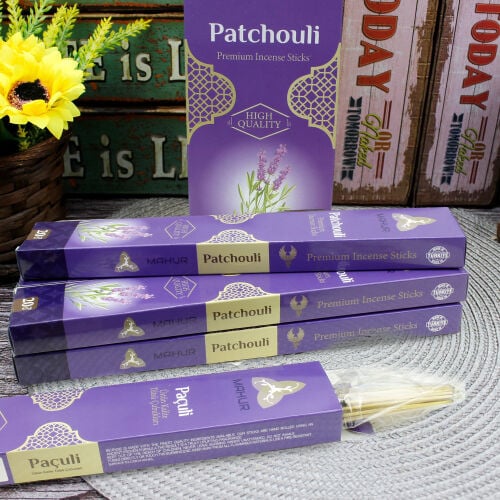 Paçuli Premium Tütsü Çubukları - Kare Dekor