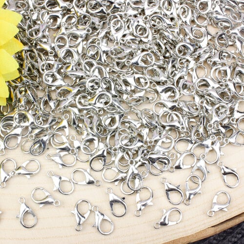 503 Papağan Klips Gümüş Renk 14 mm (1000’li Paket) - Toptanalim