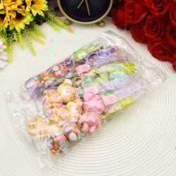 Parlak Fashion Silikon Bileklikli Anahtarlık 12'li Paket - 3