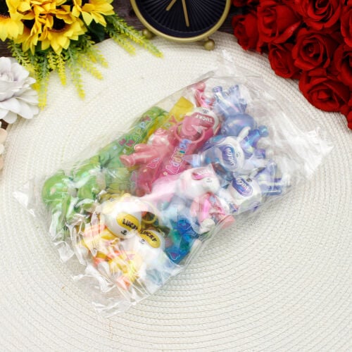 Parlak Lucky Şimşek Model Silikon Bileklikli Anahtarlık 12'li Paket - 3