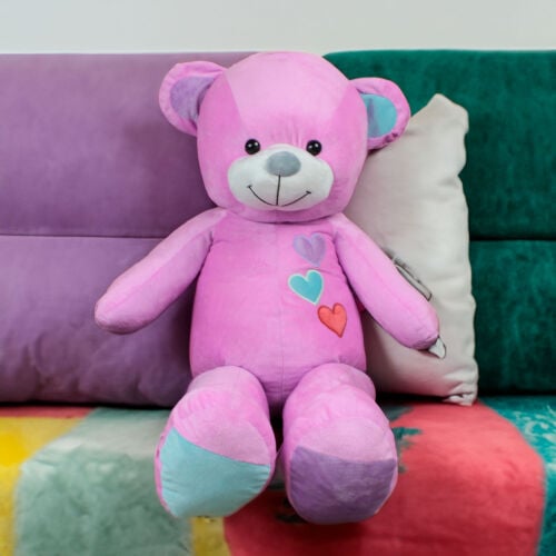 Peluş Ayıcık 80CM Pembe - Platin Gift