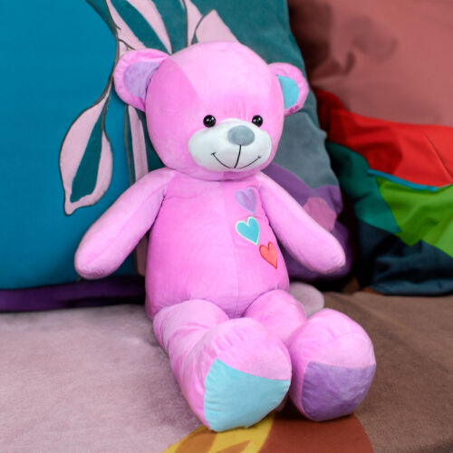 Peluş Ayıcık 80CM Pembe - Platin Gift (1)