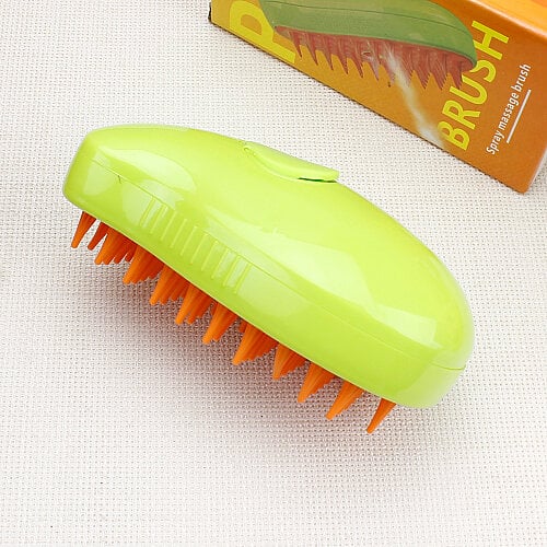 Pet Brush Buharlı Kedi Köpek Tüy Bakım ve Masaj Tarağı - 3