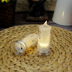 Pilli Dekoratif Mum Led 12'li Paket 12CM - 2