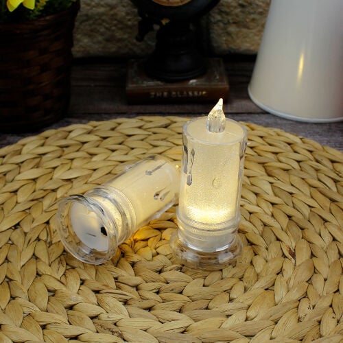 Pilli Dekoratif Mum Led 12'li Paket 12CM - 2