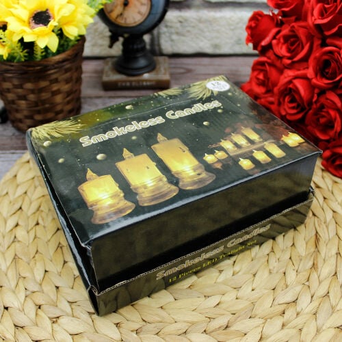 Pilli Dekoratif Mum Led 12'li Paket - 4