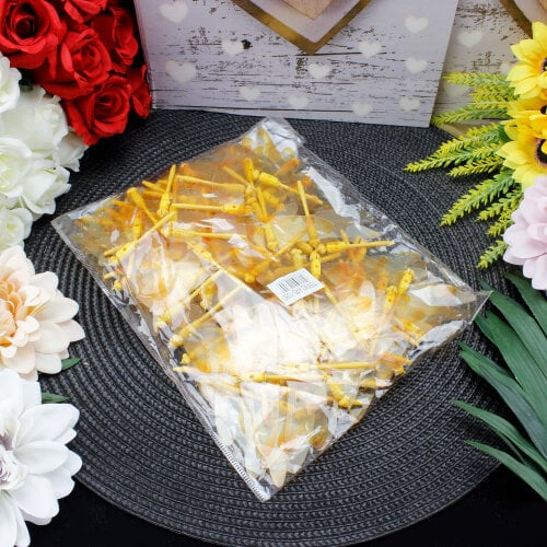 Plastik Gövdeli PVC Yusufçuk Sarı 100'lü Paket - 3