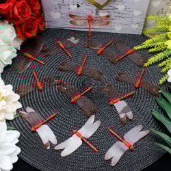 Plastik Gövdeli PVC Yusufçuk Kırmızı 100'lü Paket - 1