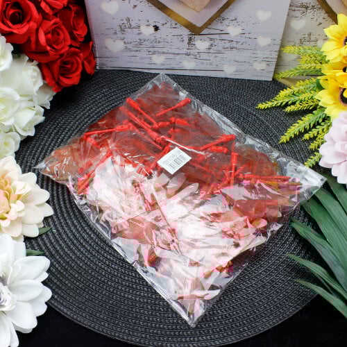 Plastik Gövdeli PVC Yusufçuk Kırmızı 100'lü Paket - 3