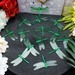 Plastik Gövdeli PVC Yusufçuk Yeşil 100'lü Paket - 1