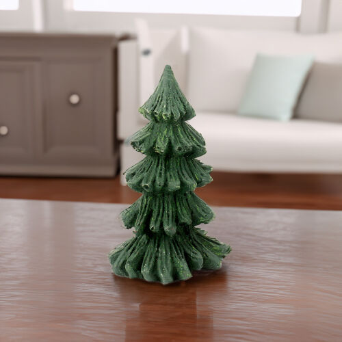 Polyester Çam Ağacı Biblo Teraryum Obje Model 3 - 1