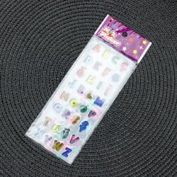 Renkli Alfabe Sticker - 1