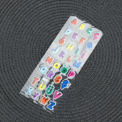 Renkli Alfabe Sticker - 2