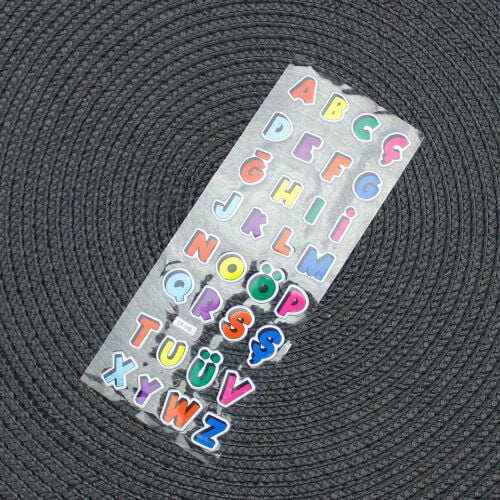 Renkli Alfabe Sticker - 2