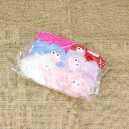 Renkli Karakter Peluş Ponpon Anahtarlık 12'Li Paket - 3