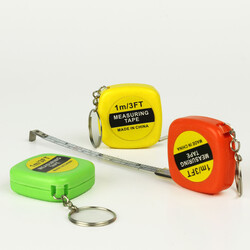 Renkli Mini Metre Anahtarlık 12'li Paket - 2
