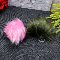 Renkli Peluş Anahtarlık – 12’li Paket - 3