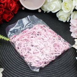 Renkli Puantiyeli Kedi Çanta Charm Aksesuar Pembe - 3