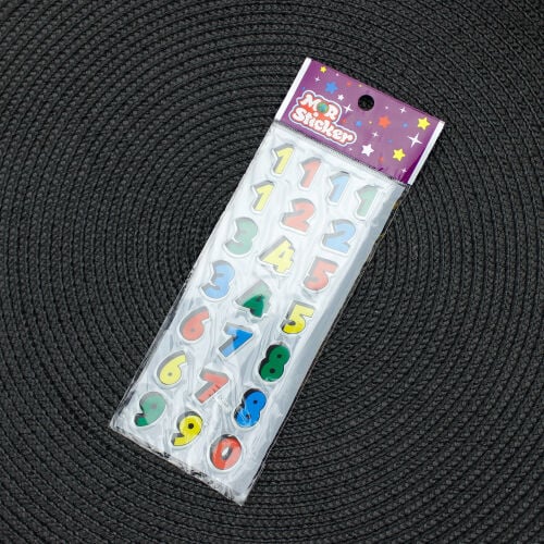Renkli Sayılar Sticker - 1