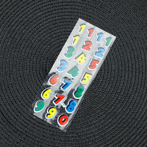 Renkli Sayılar Sticker - 2