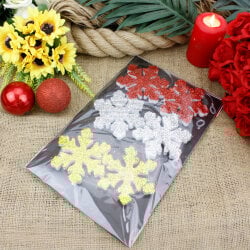 Renkli Strafor Kar Tanesi 6'Lı Paket - 3