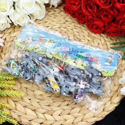 Renkli Uçak Tasarım Anahtarlık – 12’li Paket - 4