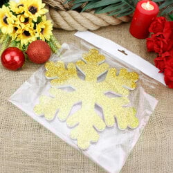 Sarı Kar Tanesi 43CM - 2