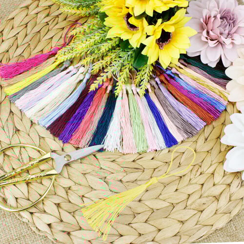 Sarı Püskül 8CM - 1