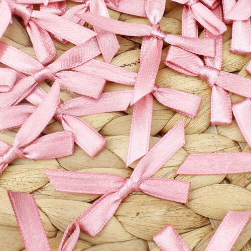 Saten Fiyonk Pembe 5CM - 2