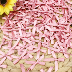 Saten Fiyonk Pembe 5CM - 1