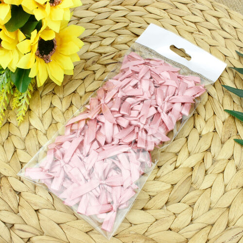 Saten Fiyonk Pembe 5CM - 3