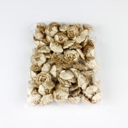 Saten Kumaş Katmerli Açık Kahverengi 3 Cm - 3