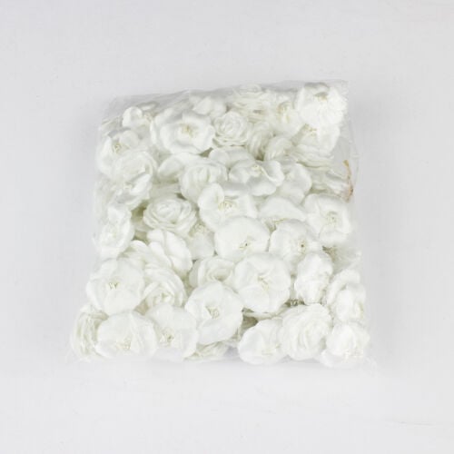 Saten Kumaş Katmerli Beyaz 3 Cm - 3