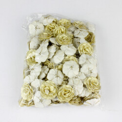 Saten Kumaş Katmerli Parlak Sarı 3 Cm - 3