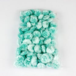 Saten Kumaş Katmerli Su Yeşili 3 Cm - 3
