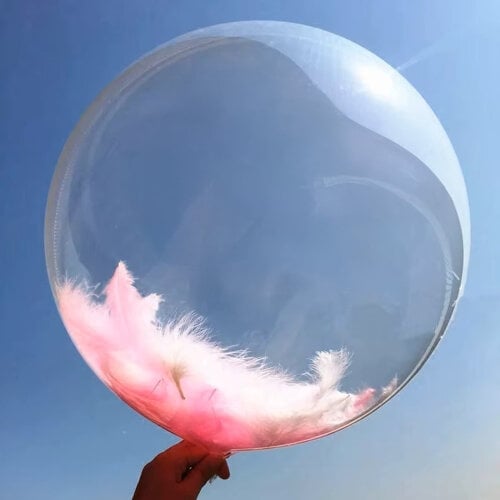 Şeffaf Balon Ve Balon Tutucu 2'li Set - 2