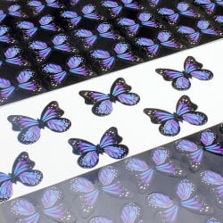 Selefonlu Kelebek Mavi Renk 156'lı Paket - 1