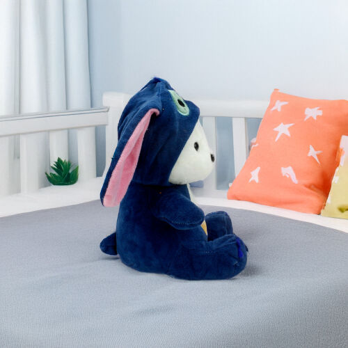 Sempatik Kapüşonlu Peluş Ayıcık Lacivert 22CM - 3