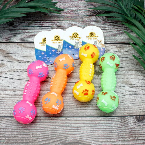 Sesli Kedi Köpek Pet Toys 12'li Paket - Kare Dekor